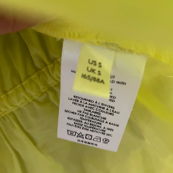 EUC Maeve lime green chartreuse gathered tank top sz XS - Picture 4 of 5